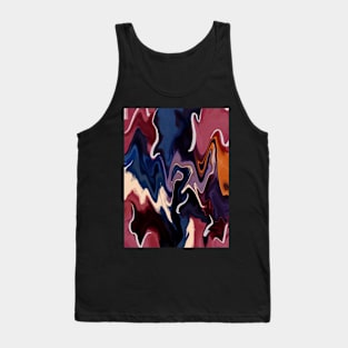 Melting abstract design Tank Top